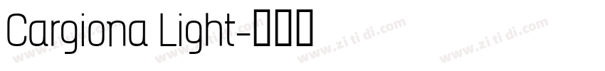 Cargiona Light字体转换